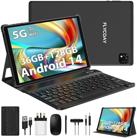 Entity Tab G10 2in1 (2024) Gen2 10.1” HD Tablet with Soft Pogo Keyboard ...