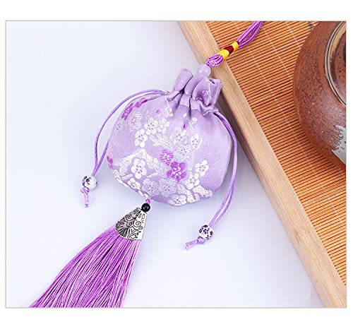Bolsa de Seda para Joyas, 3 Pzs, Bolsa de Saco Chino Bordado miniatura 5
