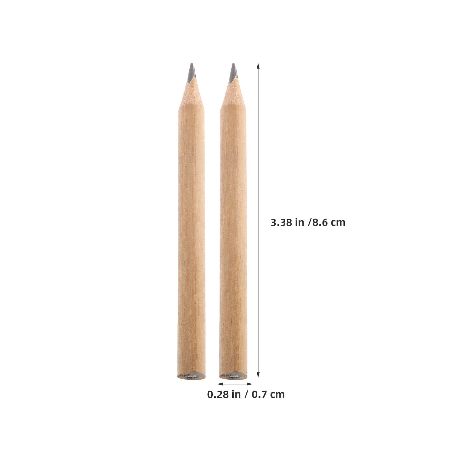 BESTonZON 200pezzi Matite Corte in Legno di Matite Hb Piccole per Disegno e Scrittura per Ragazzo Ragazza Scuola Materna Strumenti di Disegno e Scrittura Premi e Regali
