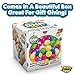 YoYa Toys The Original Jumbo DNA Ball | Colorful Fidget Squeezing Stress Relief Ball for Adults & Kids | Our Unique Rubber Squishy Toys are Great for Stress, Anxiety, Bad Habits & More