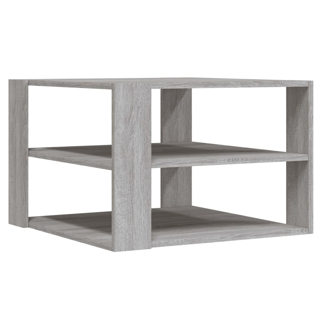 VidaXL Salontafel Basse 40 X 40 X 35 Cm Pierre Véritable Avec Texture Marbre Blanc