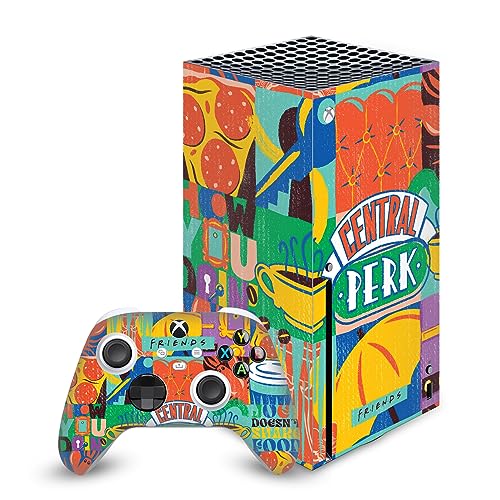 Autocollant Friends Xbox Series X : look Central Perk pour votre salon de gamer