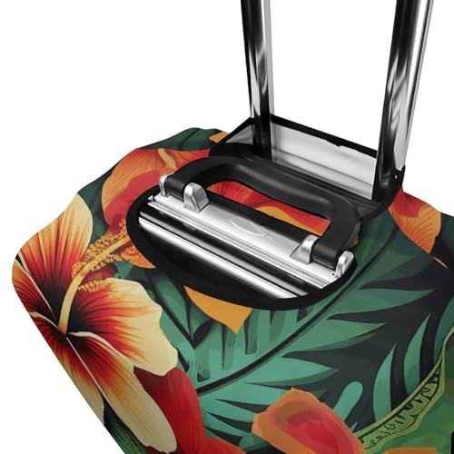 Travel Luggage Cover Washable Suitcase Cover Hawaiian Style Print Fashion Suitcase Protector Carry On Luggage Covers Protector Suitcase Fits 19"-32" Luggage 5