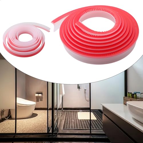 Seuil de douche en silicone souple de 200cm pour séparation sec humide