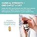 Himalaya Organic Ashwagandha Root, 120 Day Supply - Herbal Adrenal Support Supplements for Stress Relief and Energy Support - USDA Organic, Non-GMO, Vegan, Gluten Free, 670 mg, 120 Caplets