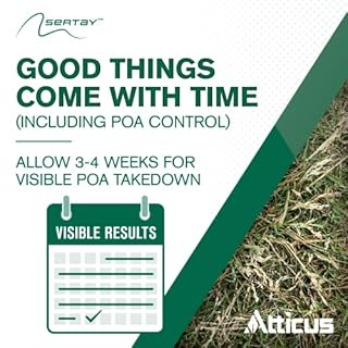 Atticus Sertay Herbicide (1.25 oz) - Sulfosulfuron Weed Killer for Southern Lawns – Post Emergent Weed Control - Sedge, Nutsedge, Kyllinga