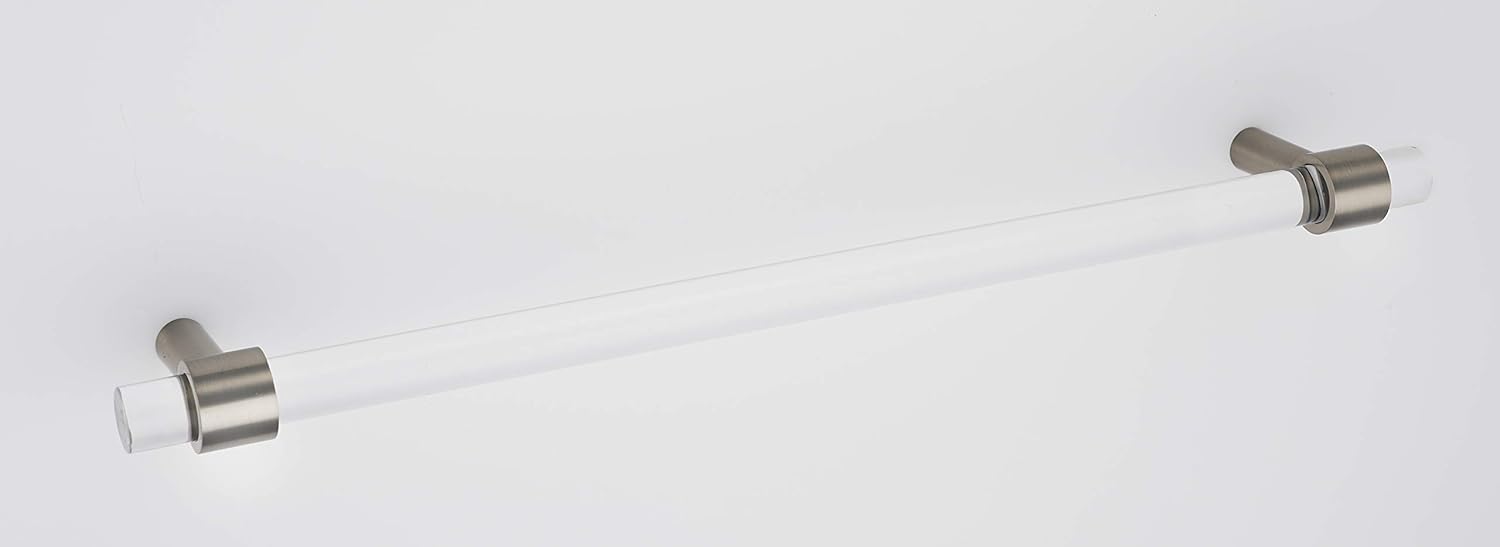 Alno D860-12-SN Contemporary Acrylic 12 Inch Center to Center Appliance Pull