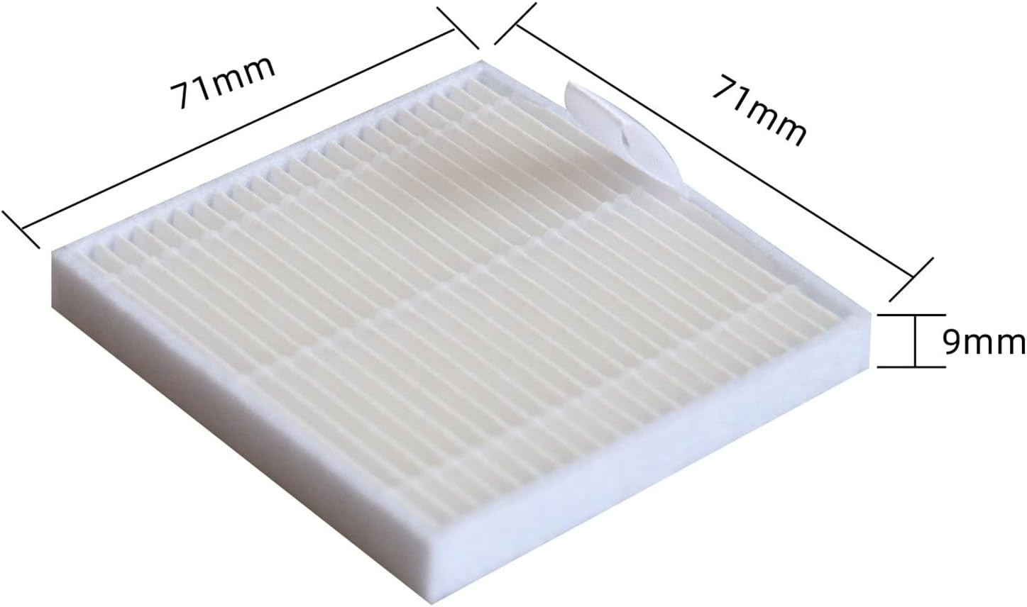 parts 6pcs Hepa Filter, Compatible for Airrobo T20+/T25+/T30+, Sweeping Robot Accessories
