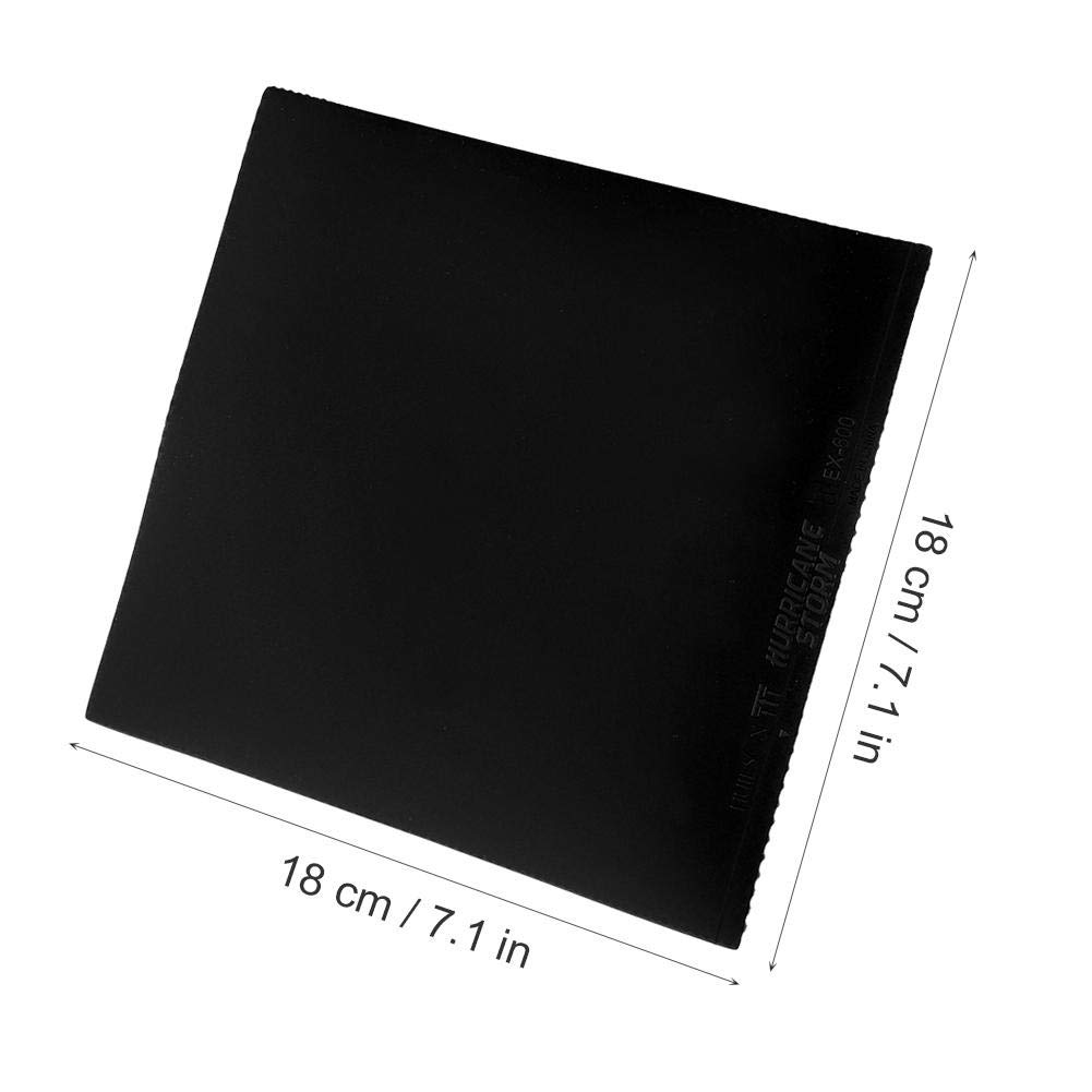 MAGT Raqueta de Tenis de Mesa Ping Pong Rubber Negro
