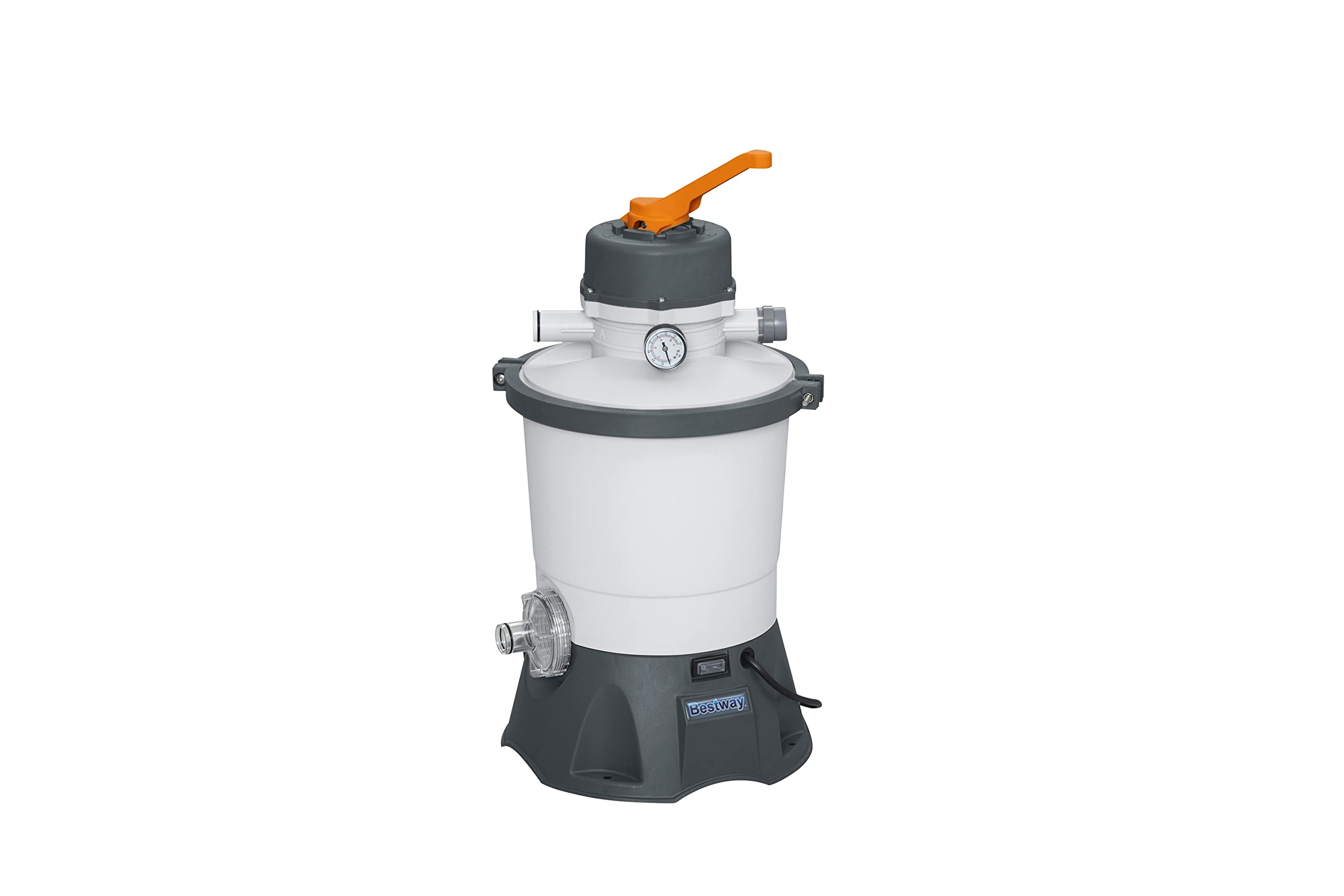 Bestway Flowclear - Filtro a sabbia, 3.028 l/h, 85 W, colore: Bianco