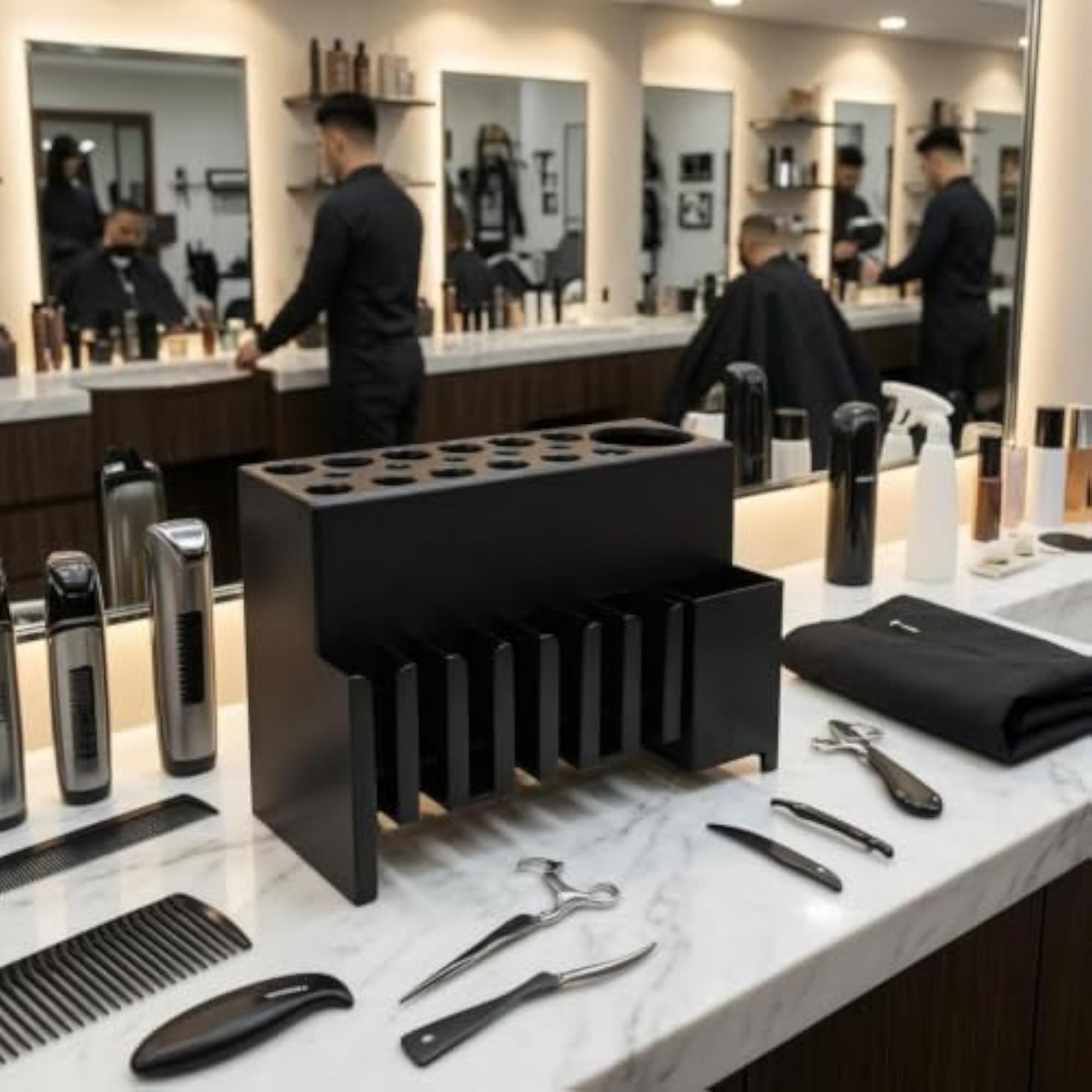 Hair Salon Tool Organizer for Countertop