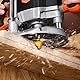 VEVOR Oberfräser, 6,35 mm, Set mit 15 Nutfräsern aus Hartmetall, Holzbearbeitungswerkzeug-Set für professionelle Tischler, Anfänger, MDF, Spanplatten, Sperrholz