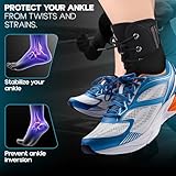 Ankle Brace lace up Stabilizers Adjustable Ankle Support for Sports Protect, Sprained Ankle, Ligament Damage, Injury Recovery (Medium Size) - Image 8