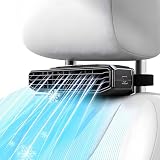 2026 New 5 Speed Car Seat Fan for Baby Rear Facing, Ultra-Quiet Portable Car Fans for Backseat For Kids, Portable Car Ac Fan with Fragrance Cooling for Almost Vehicle Jeep Van Rv Truck,1 PCS