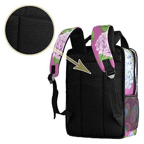 Sac à dos garçon multicolore violet rose à bretelles réglables