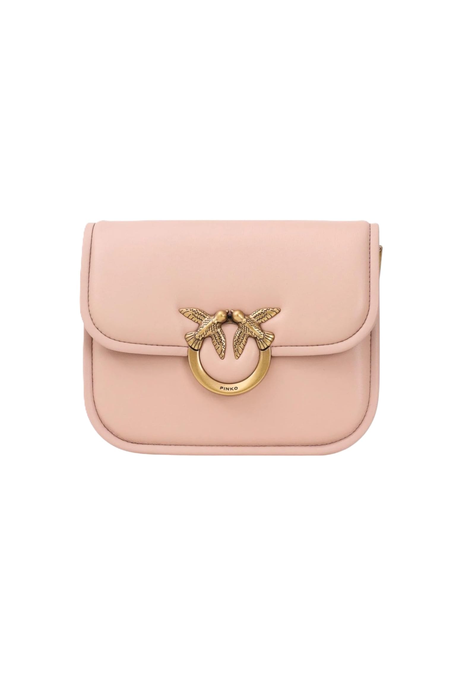 Pinko Bolso bandolera love box bag borla+becerro 104297 A26L O81Q polvo, rosa