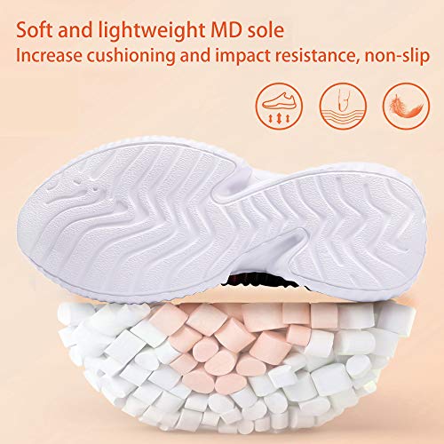 Image of VITUOFLY Boys Girls Sneakers Kids Mesh Lightweight Running Tennis Shoes