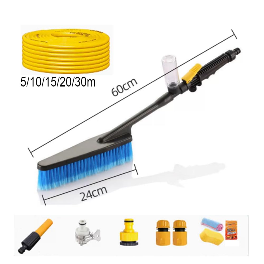 Kit per La Pulizia Dei Pannelli Fotovoltaici, Spazzola Pulizia Pannelli Fotovoltaici con Kit Di Pulizia, Spazzola per Pannelli Fotovoltaici per La Pulizia Di Auto Camion Barca.
