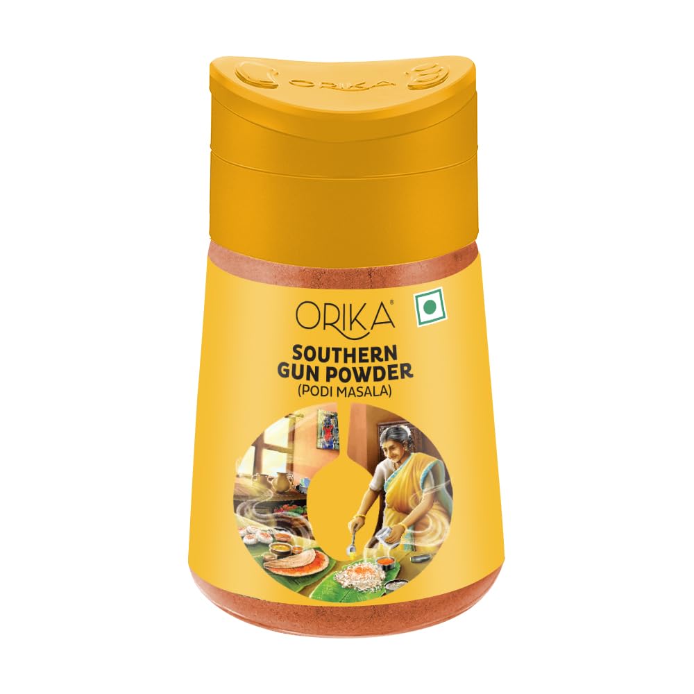Orika Southern Gun Powder Seasoning | South Indian Style Idli Podi Powder | Sprinkler, 70 g-image-24