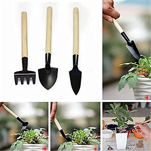 Kit mini herramientas de jardinería 6 piezas miniatura 4