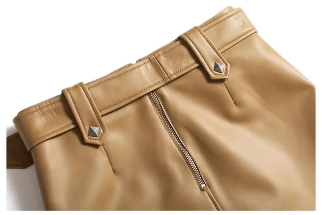 Gonna Locomotiva in pelle da donna per gonna cargo ragazza piccante