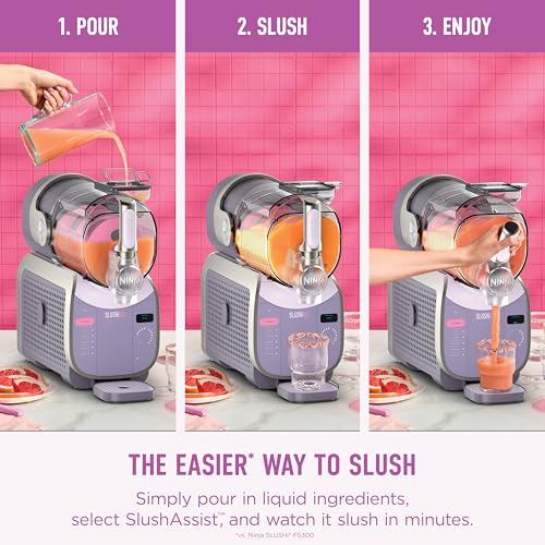 Ninja SLUSHi® XL Smart Frozen Drink Maker, 128 oz, Pink Violet, FS601CPK1 (Canadian Version) by Ninja - Used condition - Image 4