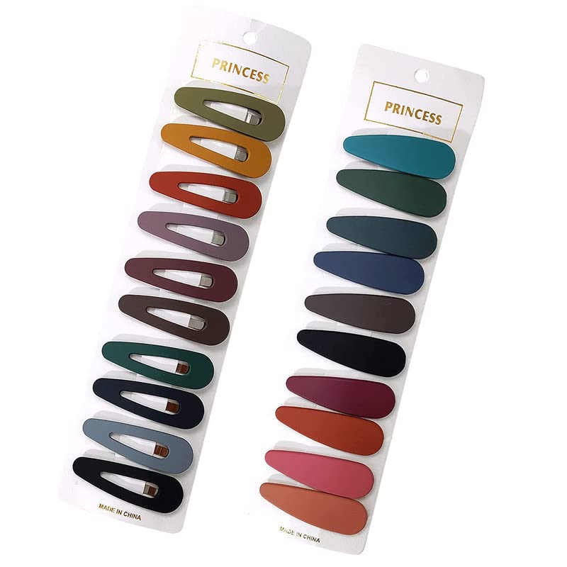 10 Pcs Women Hair Clips, Matte Snap Hair Clip Barrettes for Girls women, No Slip Cute Solid Candy Color Hair Accessories-image-15