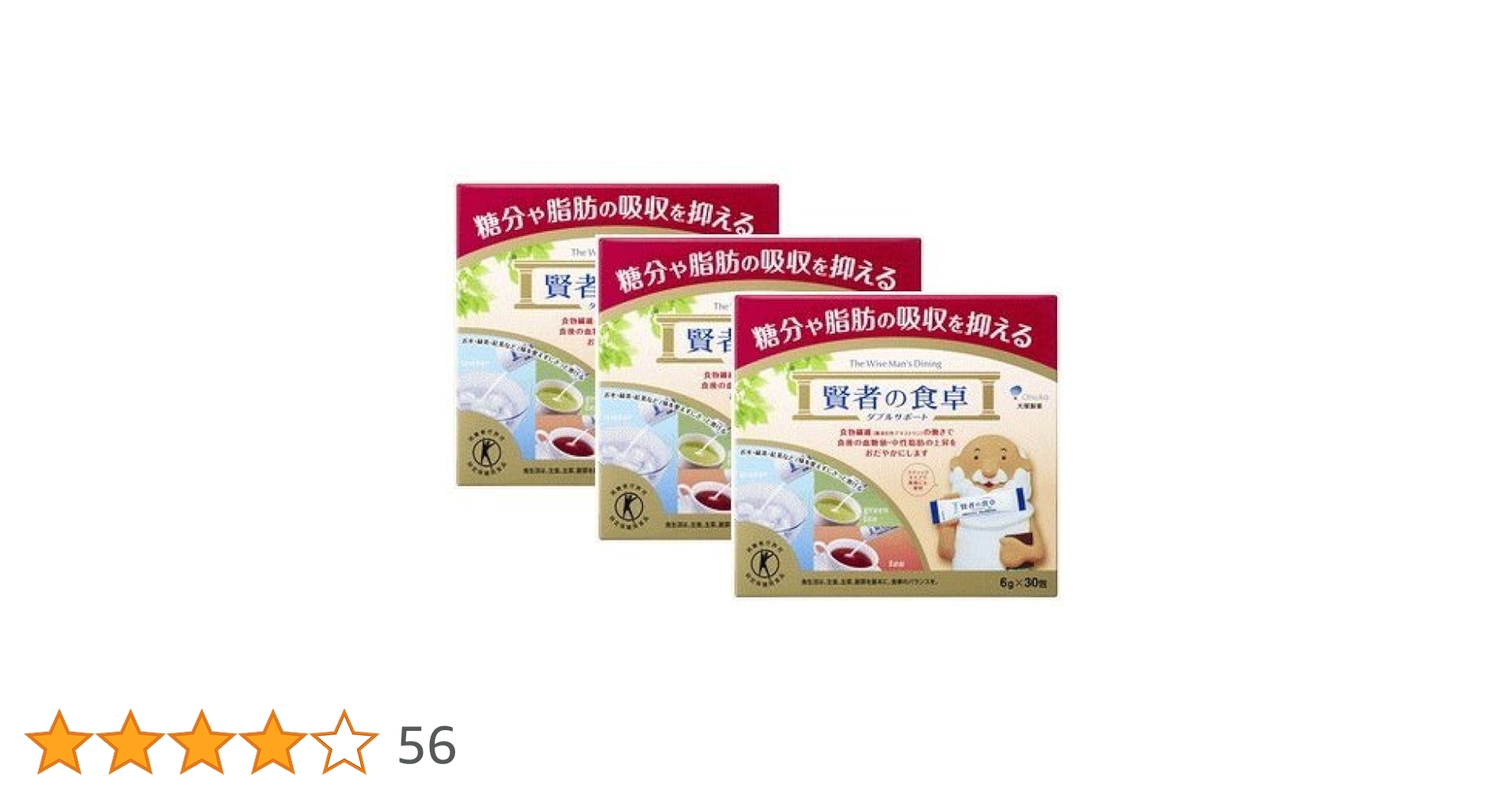 Amazon | 大塚製薬 賢者の食卓 ダブルサポート 6gx30包×3個