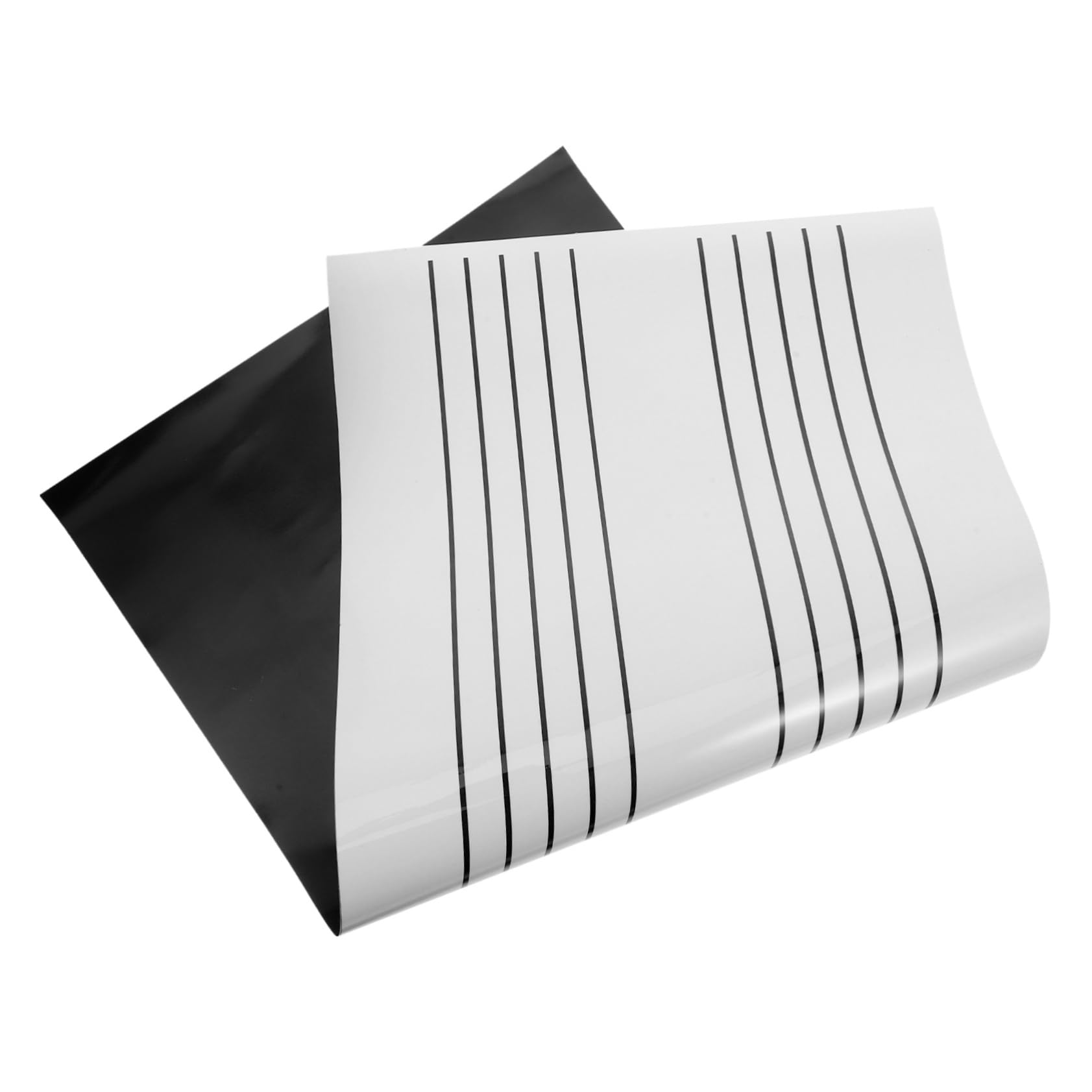 Magnetisches Tragbares Whiteboard mit Fünf Notenlinien Wiederverwendbar und Abwischbar Multifunktional als Nachrichten und Memo Tafel für Musikunterricht Haushalt und Büro