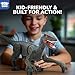 STEAM Life Remote Control Large Velociraptor Dinosaur Toy for Kids – Realistic RC Dino with Sounds, Lights & Walking Action – Rechargeable Raptor Toy for Boys & Girls