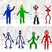 Lomealy 8PCS Rainbow Action Figure Toys, Cartoon Toys Gaming Action Figures Best Birthday Gifts for Kids Party Room Decoration Horror Game Cute Blue Monster, Green and Red