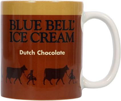 Blue Bell Ice Cream Stoneware Mug Dutch Chocolate