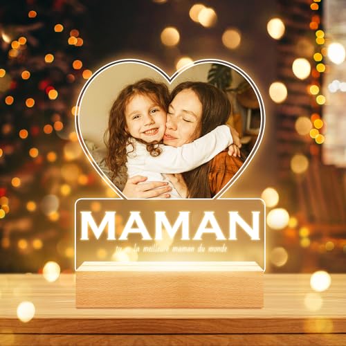 Bulaient Cadre Photo Personnalisé, Cadeau Anniversaire Maman Personnalisé – vue 4