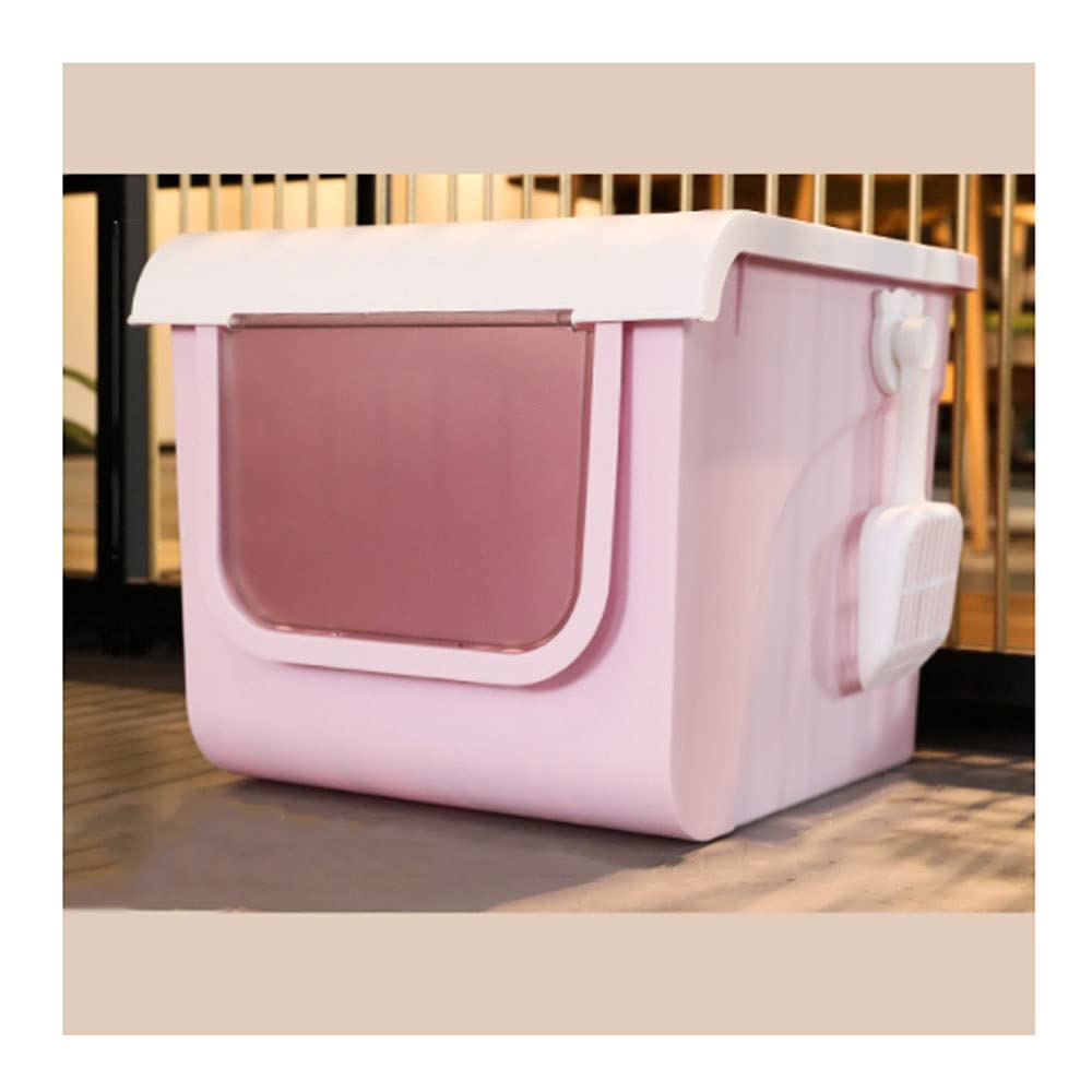 Cajas de Arena Caja de arena de gato de gran espacio con arena de gato SCOOP STOOP Y DESODORANTE ENTRADA ARRIBA AUMENTO COMPLETO Aseo, expulsión de suministros para gatos Arenero ​Gatos ( Color : A )