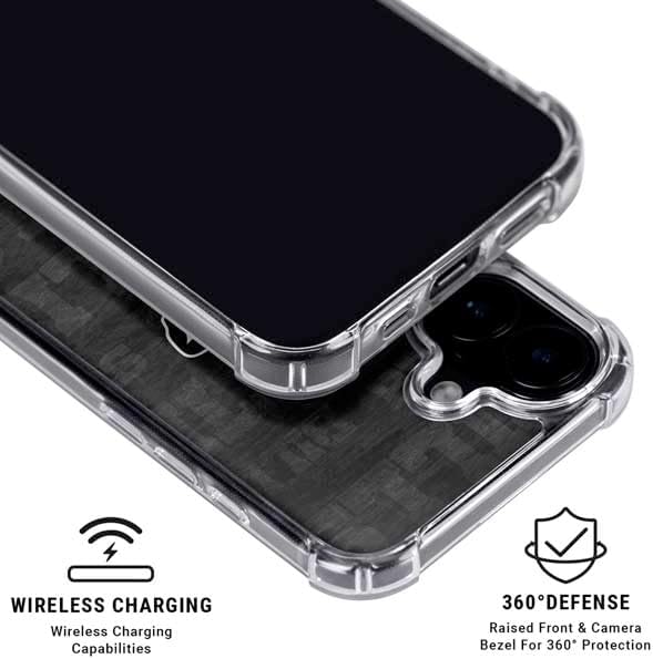 Skinit Phone Case Compatible with MagSafe iPhone 17 - Officially Licensed NFL Buffalo Bills Black & White Design