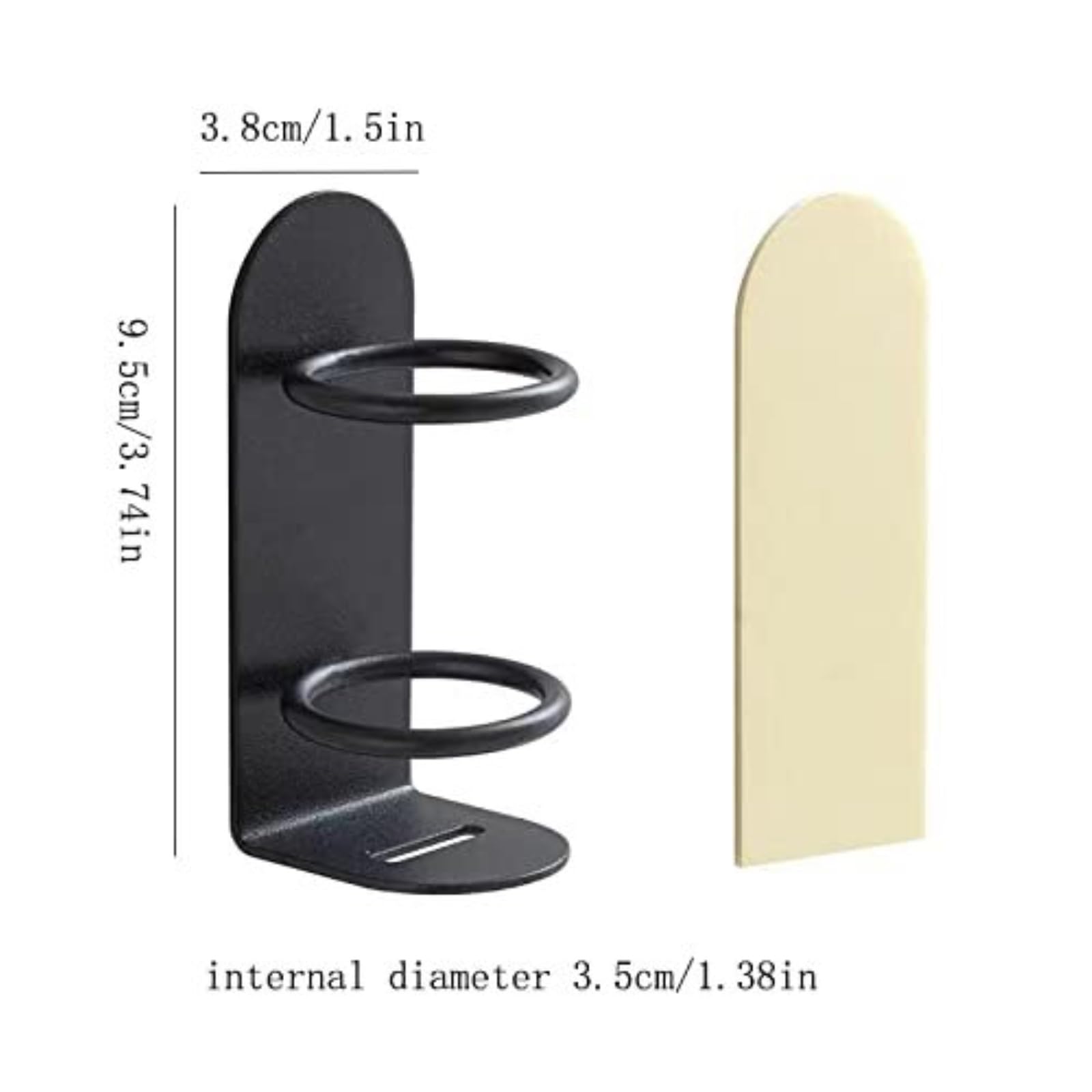 Portacepillos De Dientes para Baño Y Ducha Soporte De Pared For Cepillo Dientes For Baño, Sin Perforación, Suministros Aseo For(White)