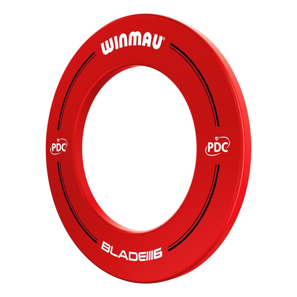 Winmau Dart Board Surround Ring - PDC Red Dartboard Surround Backboard Wall Protector