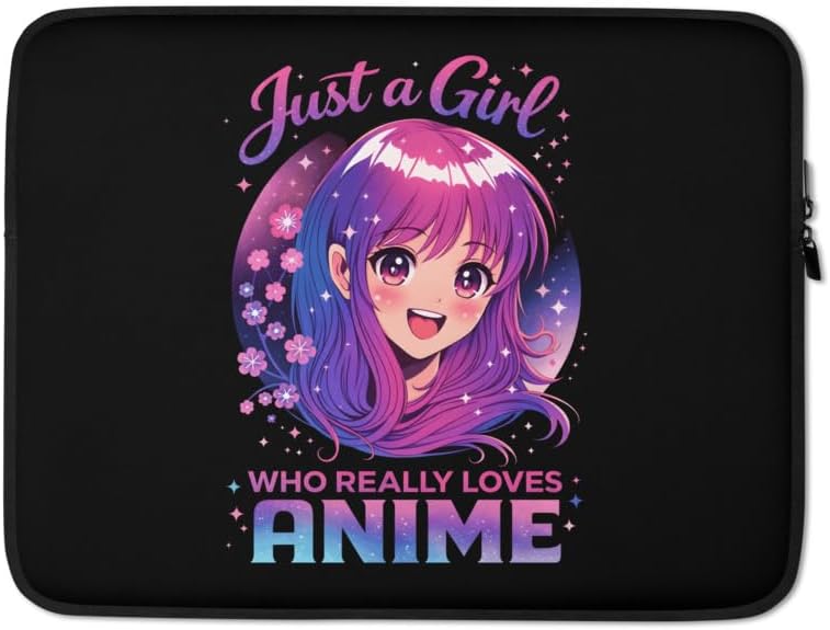 Anime Lovers Teen Girls Just A Girl Who Loves Anime Laptop Sleeve