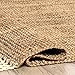 nuLOOM Raleigh Farmhouse Jute Tasseled Runner Rug, 2' 6