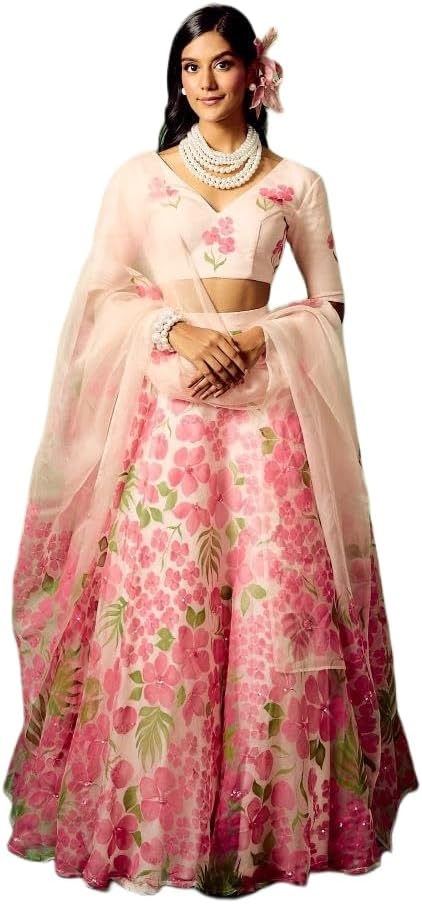 Zoura new indian Ready to Wear Bollywood Style Bridal-Wedding-Parties Lehenga Choli for Indian Women's And Girl's HC1013