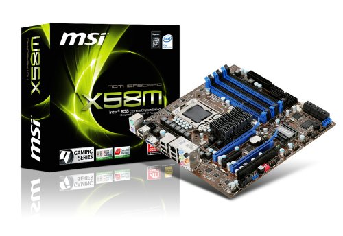 MSI X58M 1366 Intel X58 uATX Intel Motherboard