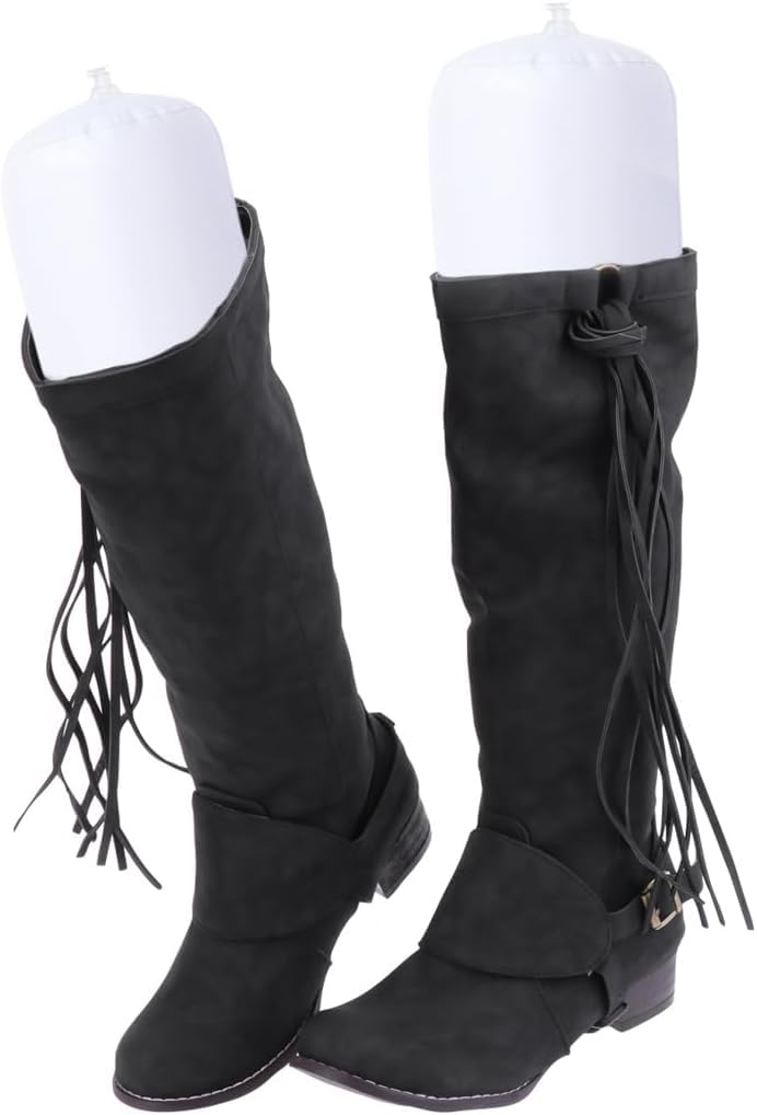 POFET Camilla inflable para botas de 50 cm, color blanco