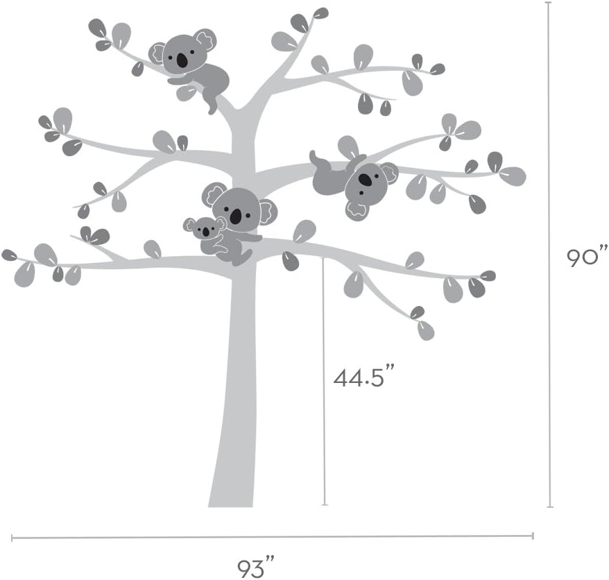 Tree Wall Decals with Koalas (Scheme C) - by Simple Shapes®