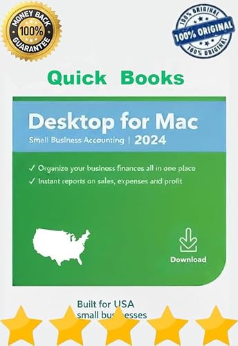 Quick - Books Desktop for Mac 2024 | LIFETIME License | 1 user | Delivered via Amazon Message (Within 3hrs)