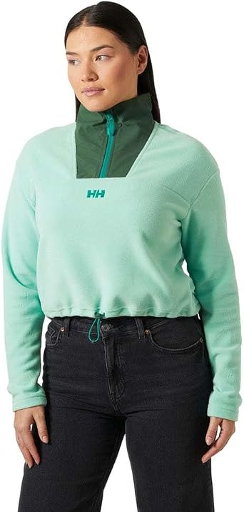 Helly Hansen Daybreaker Cropped Fleece Womens Lightweight Warm Coat - Stylish Outdoor Activewear with Breathable Material