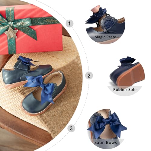 Image of Otter MOMO Toddler /Little Girls Mary Jane Slip-on School Uniform Party Dress Shoes