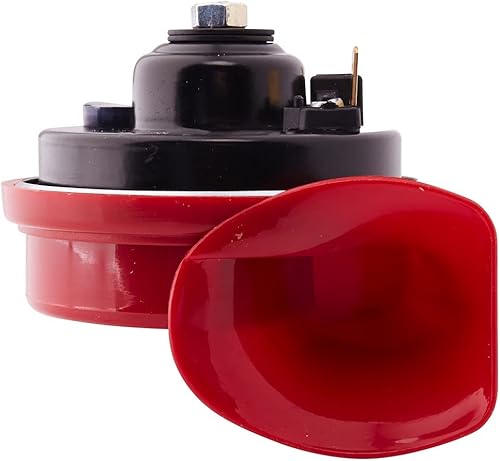 Miniatura 2 de HELLA 3FH 007 424-811 Trompeta Horn - TE16 - 12V - 110dB (A) - Rango de frecuencia 400500Hz - Eléctrico - Color de la carcasa RojoNegro - Conector