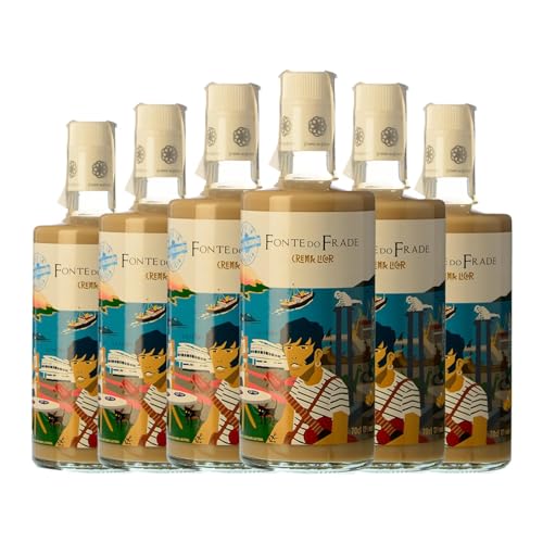 Crema de Licor Pazo Valdomiño Fonte do Frade Crema de Orujo 70 cl (Caja de 6 Botellas de 70 cl)