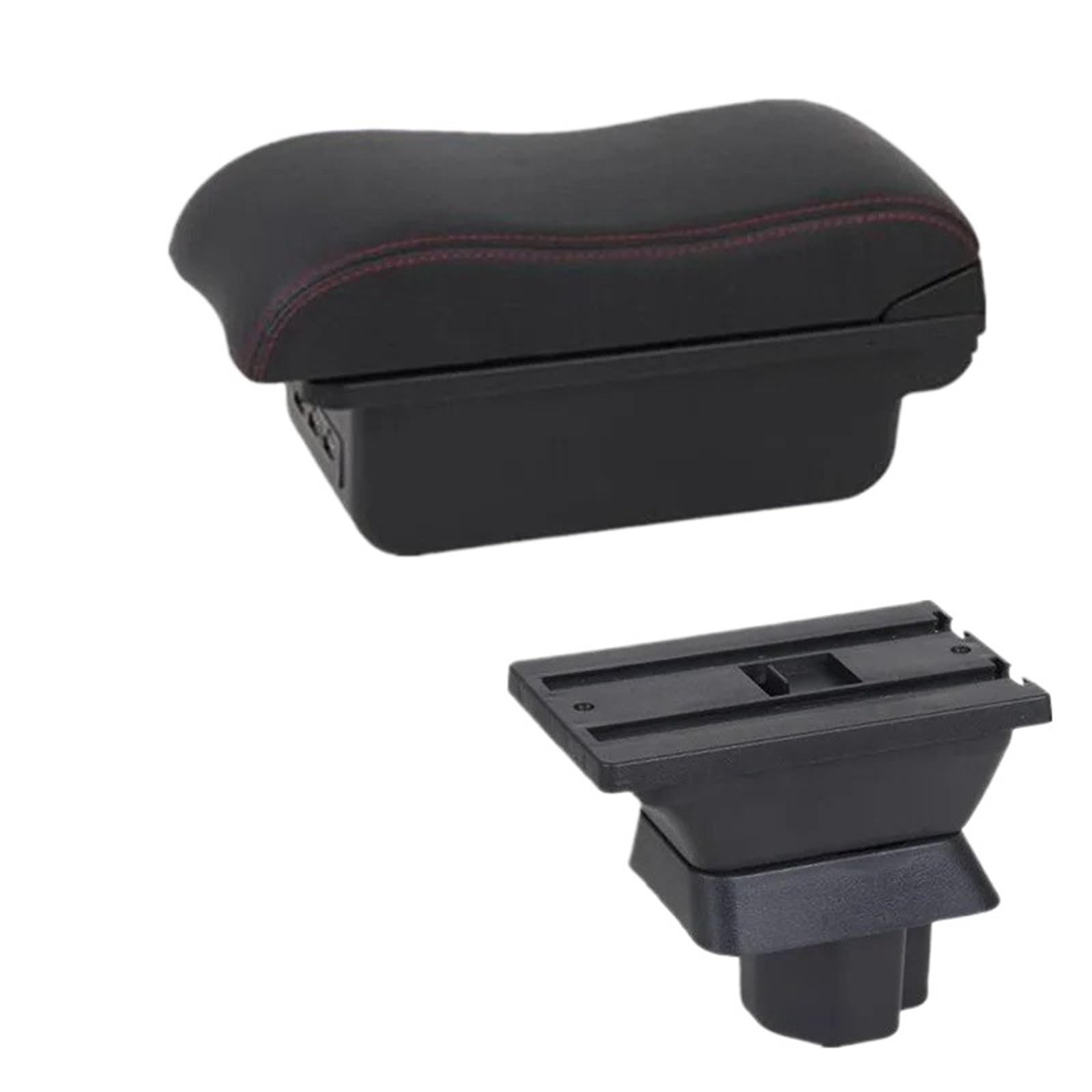 JMOLXURI Car Armrest Box For Mazda 2 For Demio Armrest Box Center Console