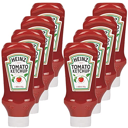 Image of HEINZ Tomato Ketchup, 8 x 910 g